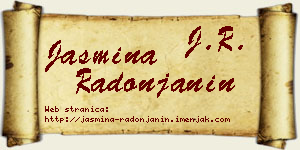 Jasmina Radonjanin vizit kartica